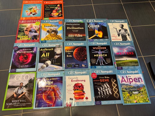 17x geo zeitschriften paket - geo,