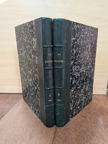 Altes buch die natur - -,