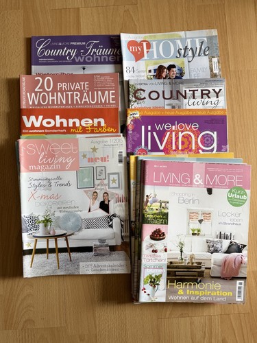 20x diverse wohnzeitschriften - diverse,