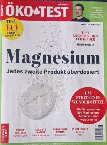 Zeitschrift ökotest heft - heft, juni